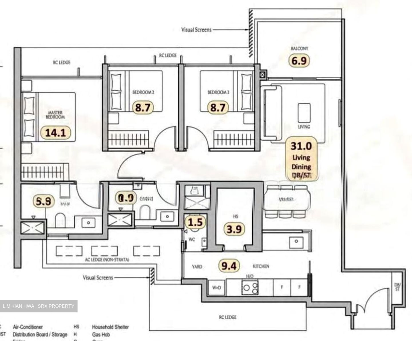 Hougang Central (D19), Condominium #513625991